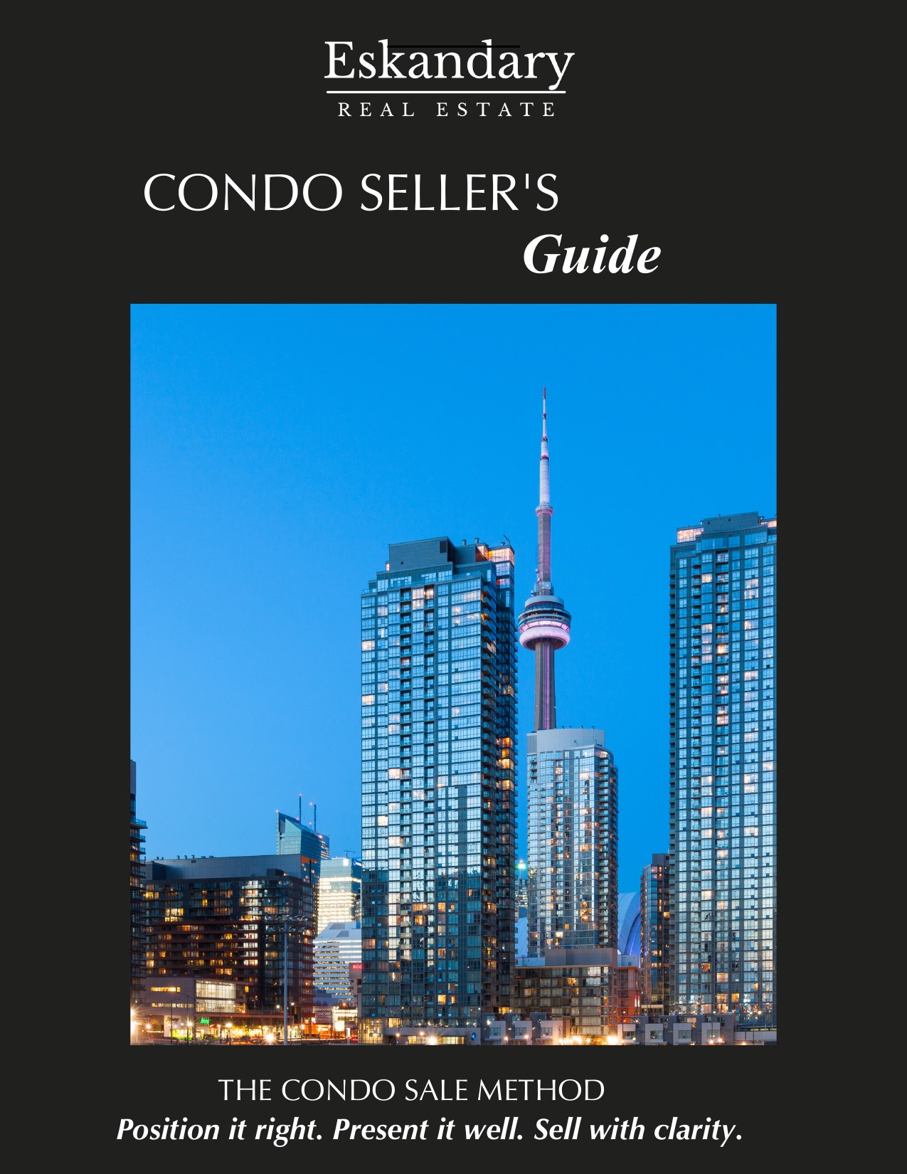 Eskandary Real Estate Condo Seller’s Guide cover