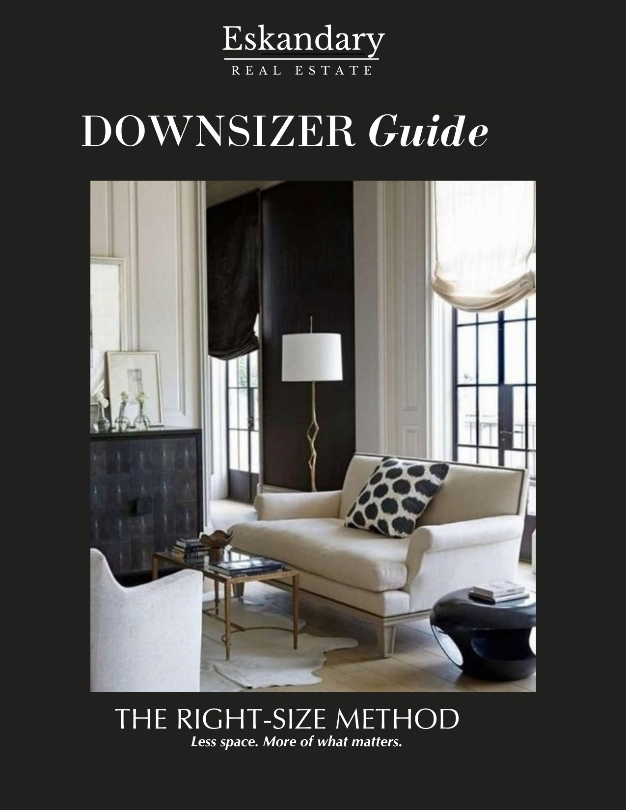 Eskandary Real Estate Downsizer Guide cover