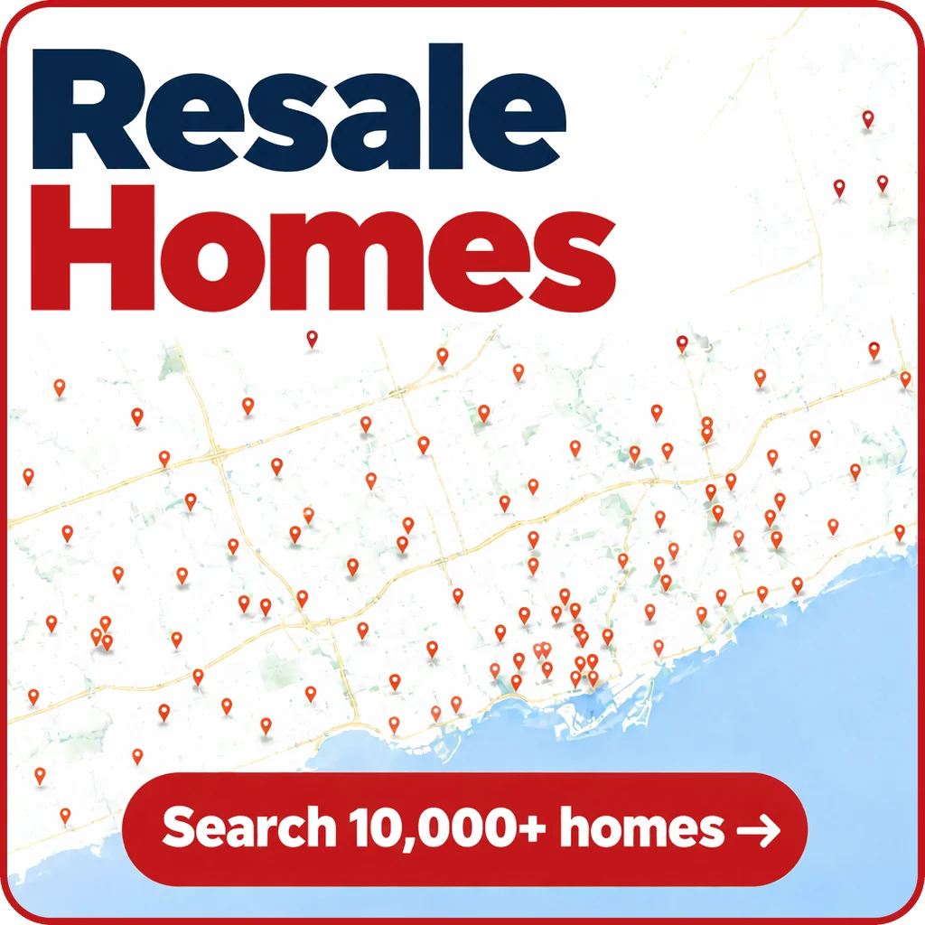 Resale homes for sale in the GTA