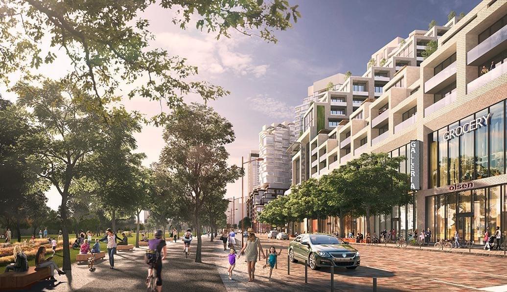 Exterior Rendering of the Galleria Mall Condos