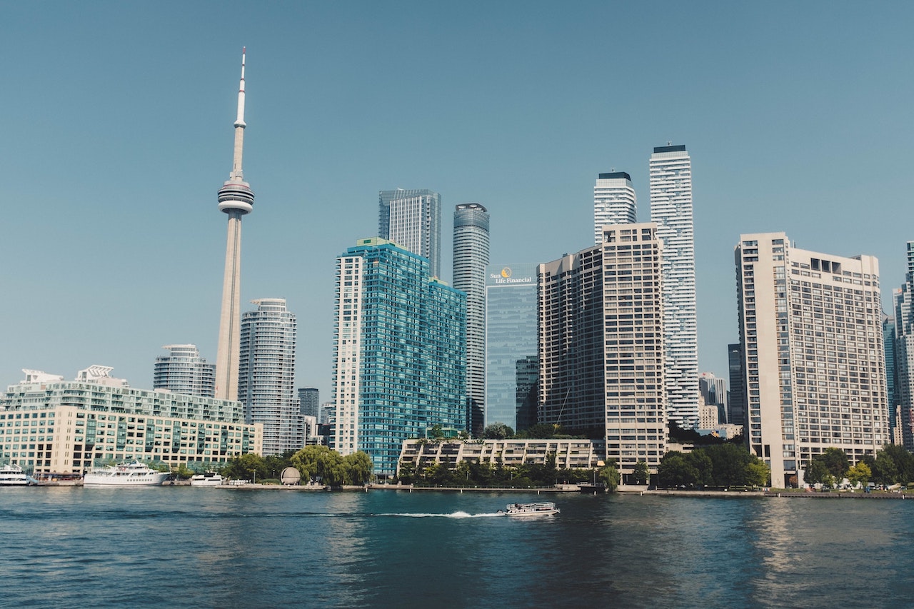 Waterfront skyline of Toronto, Canada