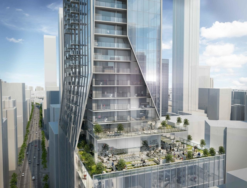 Exterior Rendering of 1075 Bay Condos