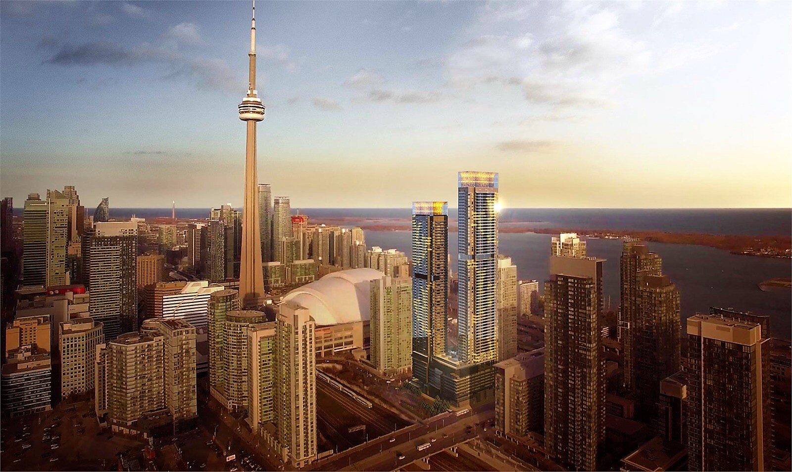 Concord Canada House Aerial View Toronto, Canada