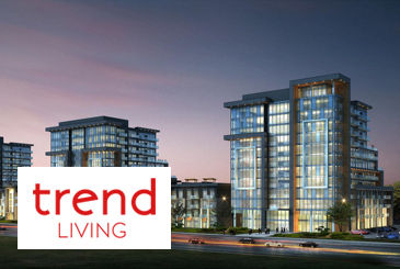 Exterior Rendering of Trend Living Condos
