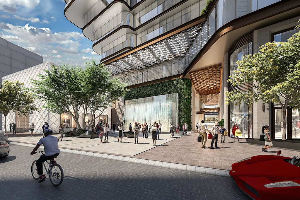 Exterior street view of 33 Avenue Road Condos in Toronto