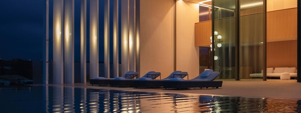 Modern property with pool