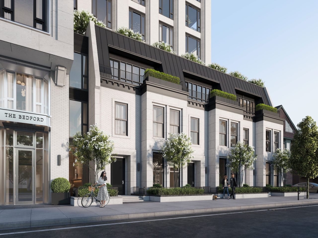 Rendering of The Bedford towhomes