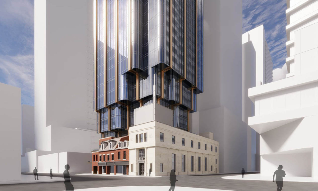 372 Yonge Street Condos exterior ground floor with preserved heritage features