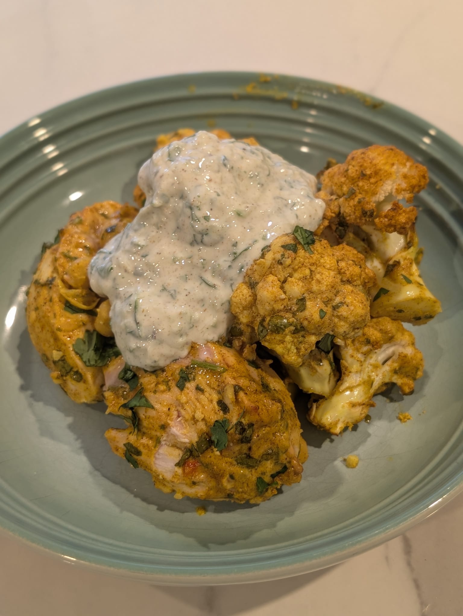 🌶️ Sheet Pan Chicken & Cauliflower Party