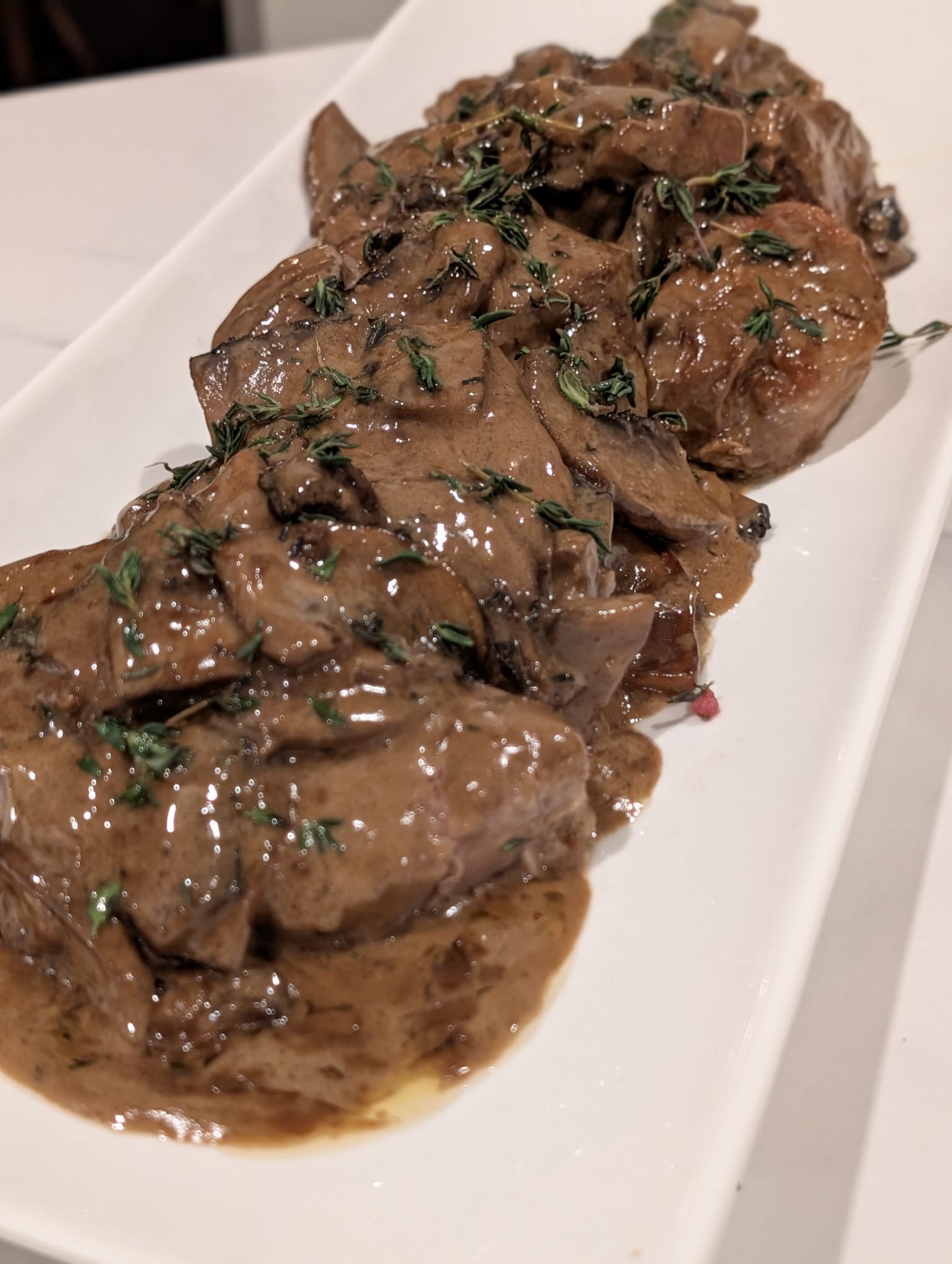 Creamy Balsamic Pork Tenderloin - YUM!!