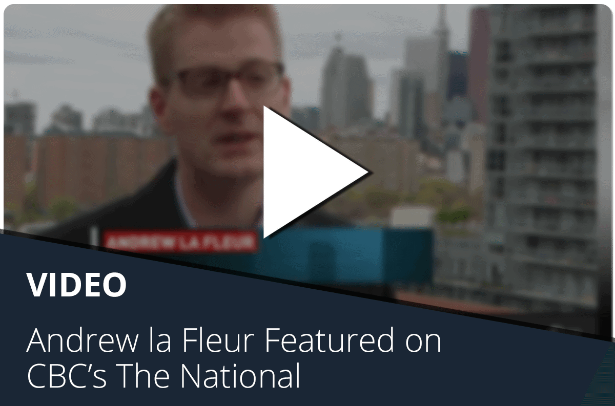 Andrew la Fleur Featured on CBC’s The National