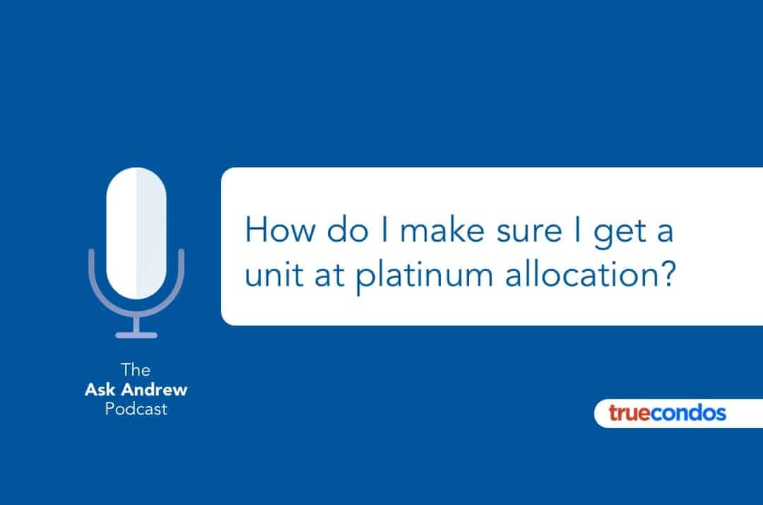 How do I make sure I get a unit at platinum allocation?