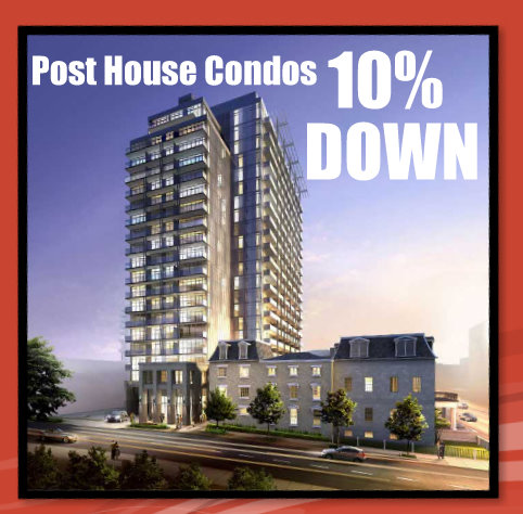 post house condos 10% deposit promotion