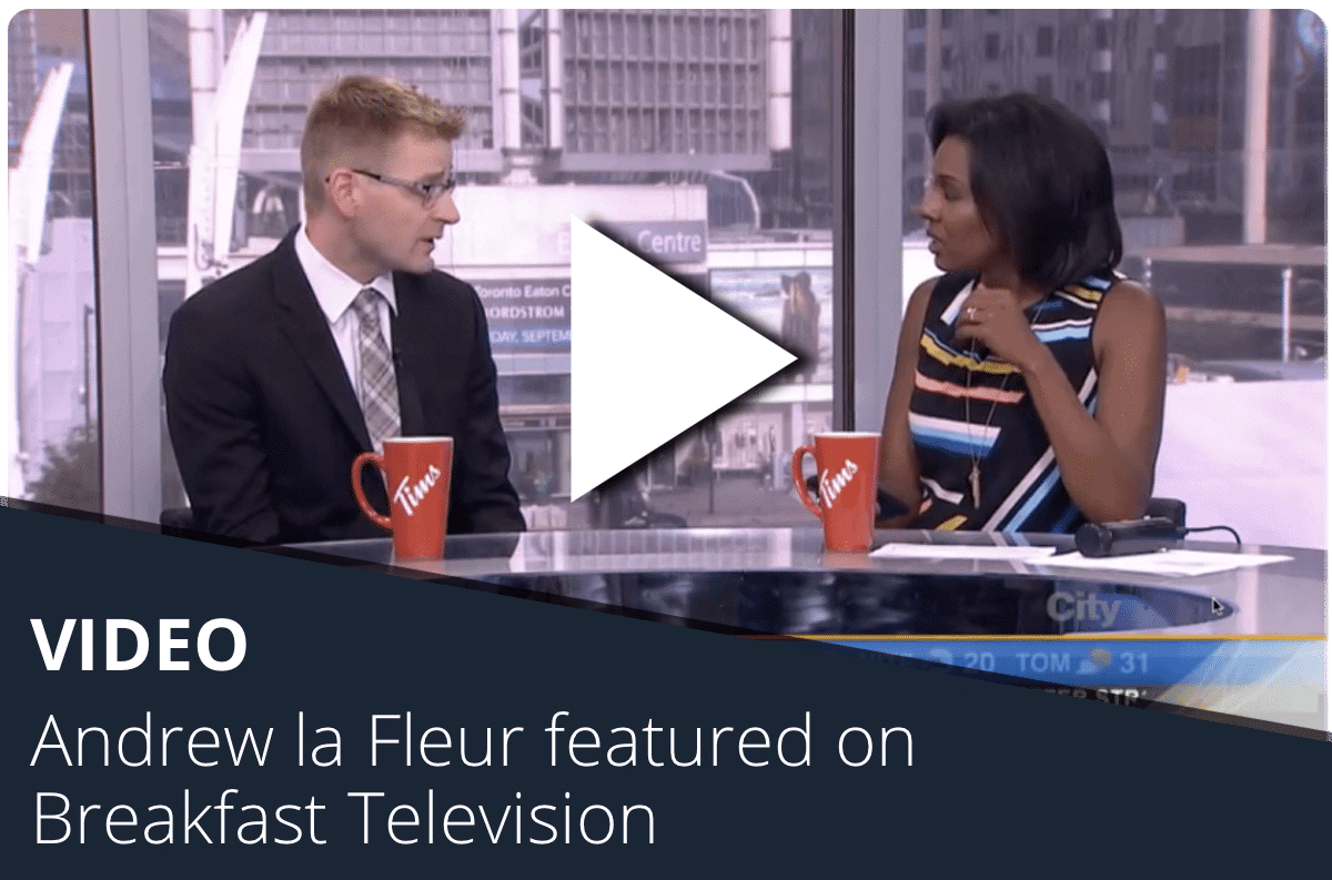 Andrew la Fleur on Breakfast Television
