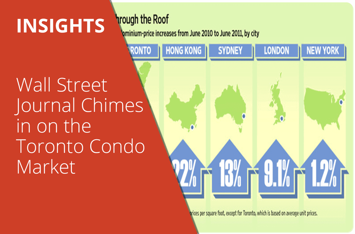 Wall Street Journal Chimes in on the Toronto Condo Market