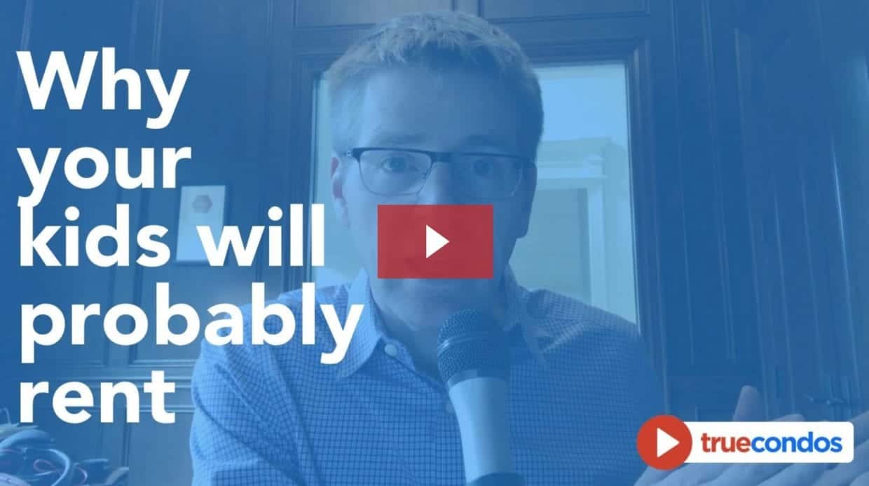 Why your kids will probably rent