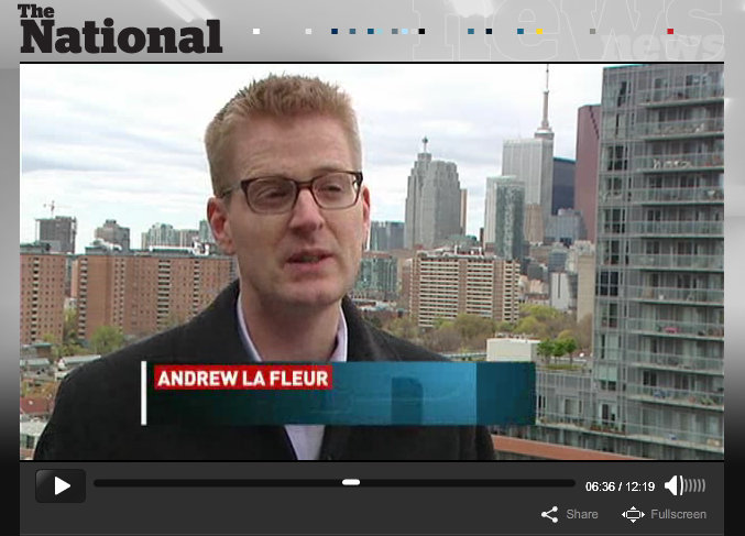 Andrew la Fleur cbc news tv expert small condos