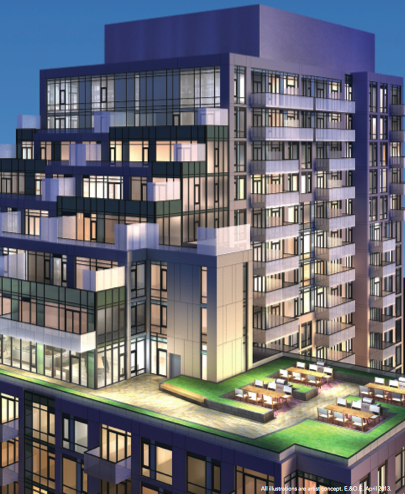 Musee Condos Rooftop Exterior Rendering True Condos