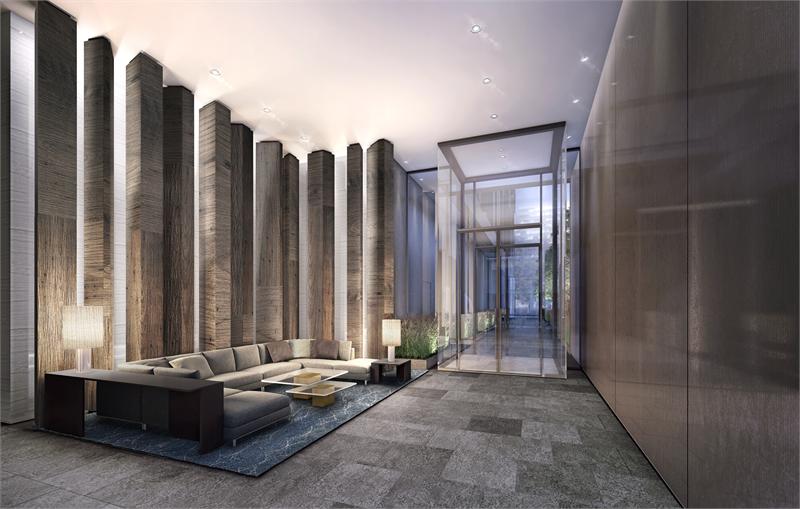 Yonge and Rich Lobby Interior Rendering True Condos