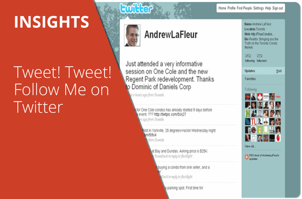 Tweet! Tweet! Follow Me on Twitter