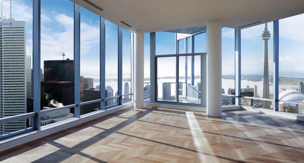 Shangri-La condos penthouse toronto views