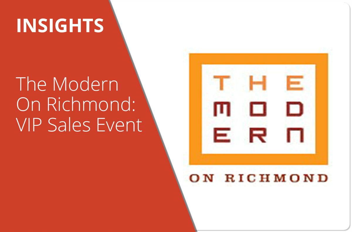 The Modern on Richmond: VIP Sales Event