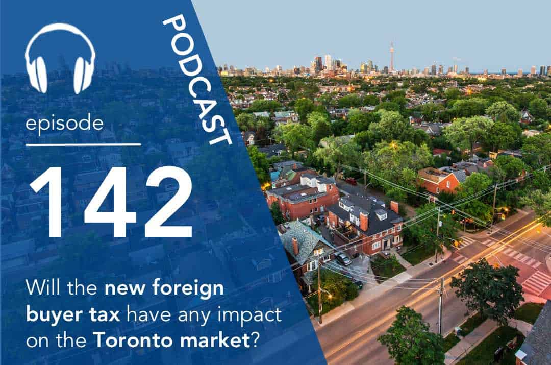 Will the new foreign buyer tax have any impact on the Toronto market?