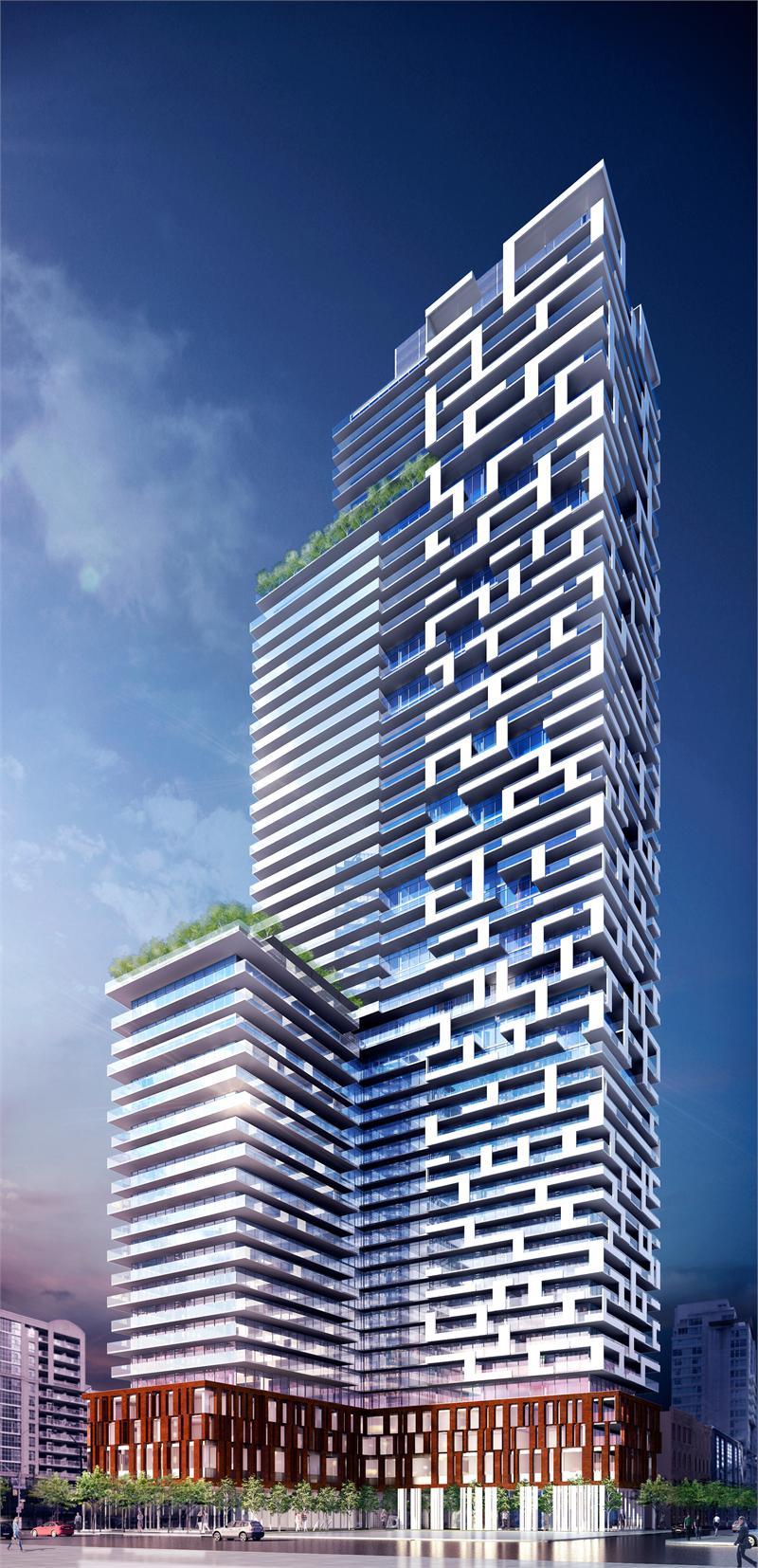 Yonge and Rich Exterior Rendering True Condos