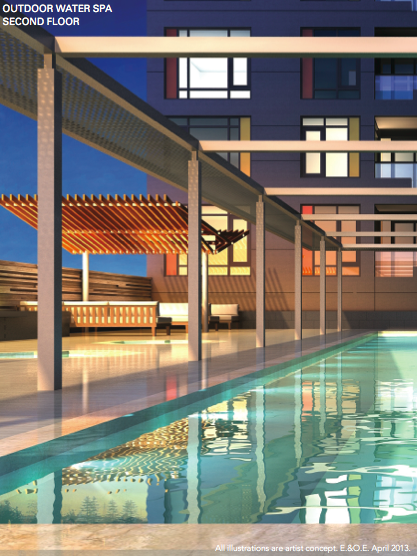 Musee Condos Pool Rendering True Condos