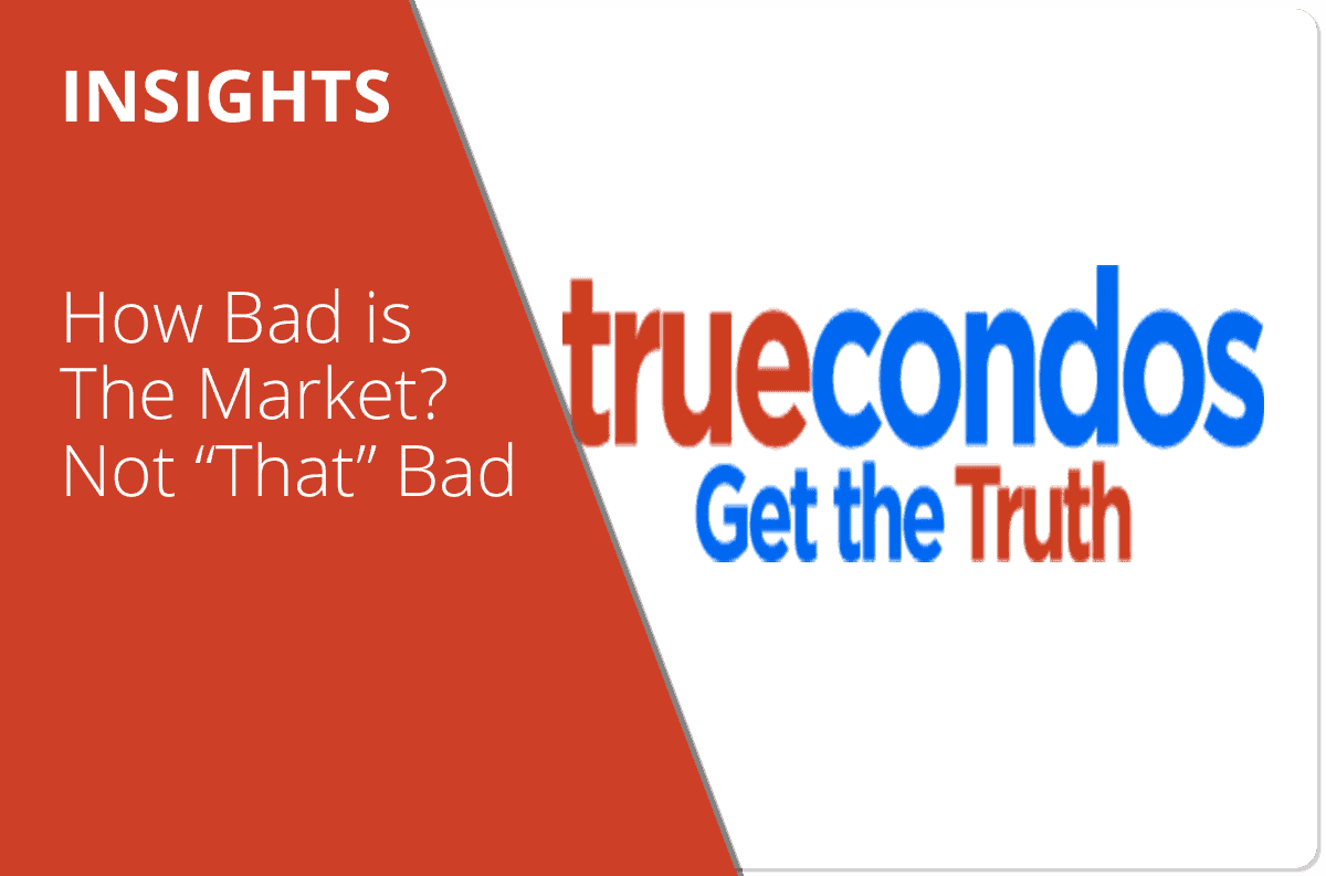 How Bad is The Market? Not "That" Bad