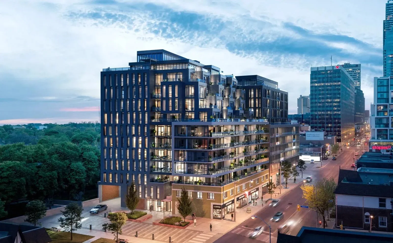 The Davisville boutique condo building at 8 Manor Road West near Yonge and Eglinton, Midtown Toronto